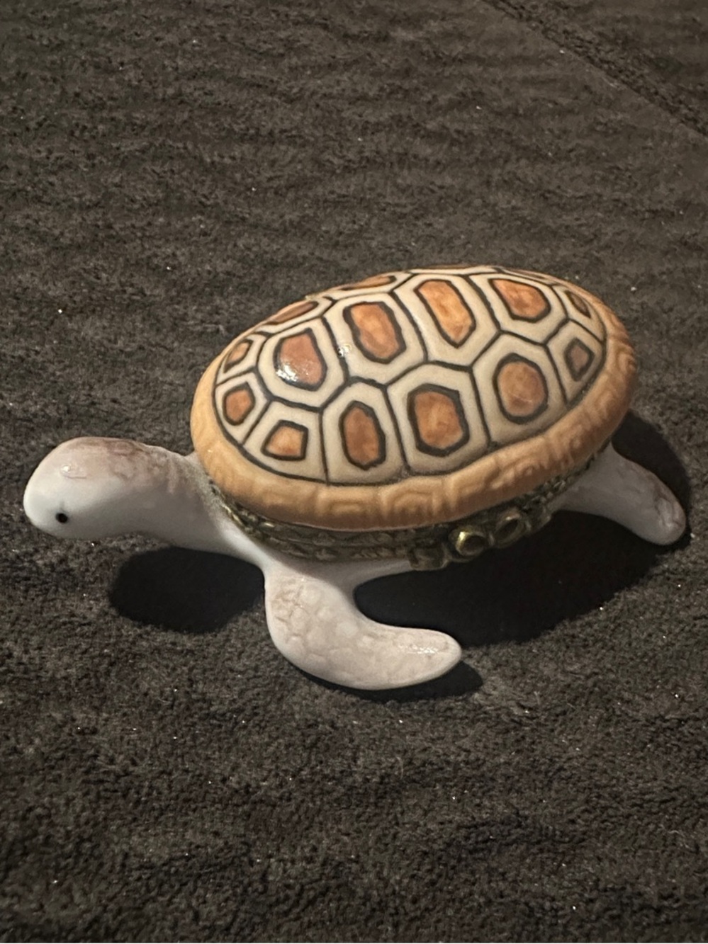 Porcelain Turtle Trinket Box